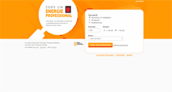 Desktop Screenshot of energieprofessionals.be